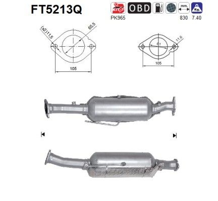AS Roetfilter (FT5213Q)