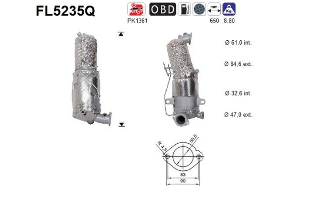 AS Roetfilter (FL5235Q)