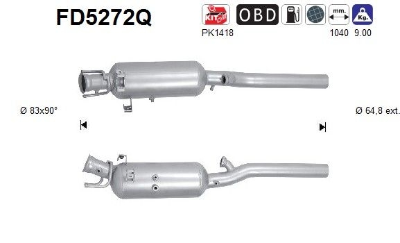 AS Roetfilter (FD5272Q)