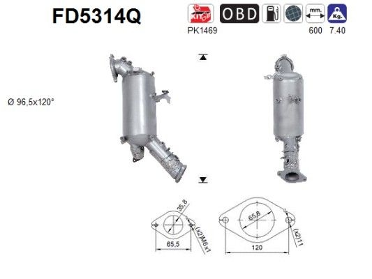 AS Roetfilter (FD5314Q)