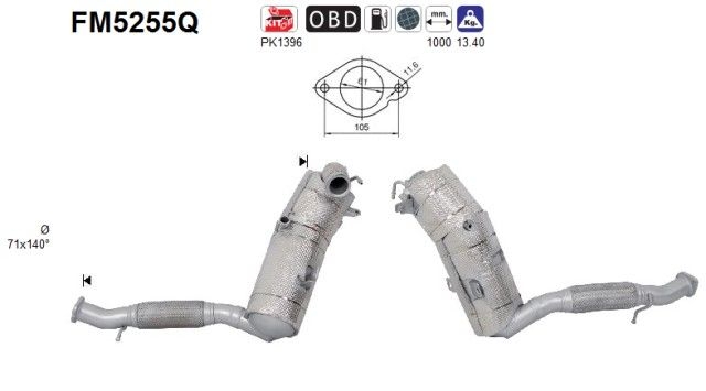 AS Roetfilter (FM5255Q)
