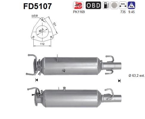 AS Roetfilter (FD5107)