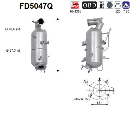AS Roetfilter (FD5047Q)