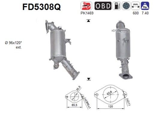 AS Roetfilter (FD5308Q)