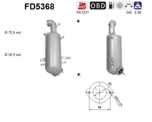 AS Roetfilter (FD5368)