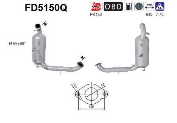 AS Roetfilter (FD5150Q)