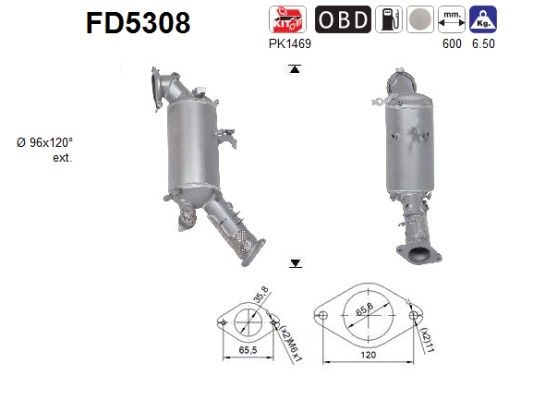 AS Roetfilter (FD5308)