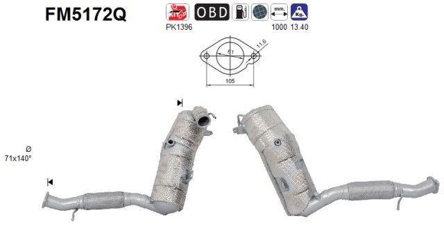 AS Roetfilter (FM5172Q)