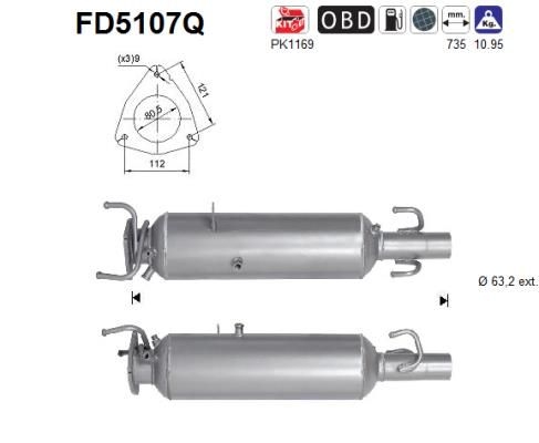 AS Roetfilter (FD5107Q)